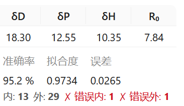 结果表格和统计区域